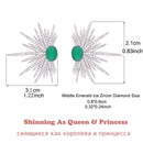 New Arrival Earrings For Women Temperament White Zircon Rhinestones Unique Design Brand Earings Fashion Jewelry Bijoux AE210