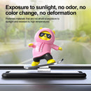 Car Interior Cartoon Mini Sliding Bear Console Cartoon Decoration Cool Auto Anime Car Accessories