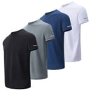 Children To Adults Multi-size Parent-child Short Sleeve Joker Children And Adolescents Quick-drying Sports Casual T Men's Shirt