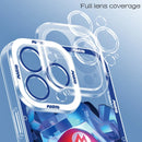 Super M-Marios Bros Clear Case for Samsung Galaxy S23 S22 Ultra S21 S20 FE S10 Plus Note 20 10 9 A32 A52S A52 A72 Silicone Cover