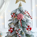 Mix Cute Xmas Candy Canes lollipop Christmas Tree Balls Ornament Hanging Christmas Home Decoration 2023 Navidad natal Noel Decor