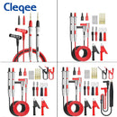 Cleqee P1503系列万用表测试线套件，带可更换针式探头、4毫米香蕉插头、鳄鱼夹、SMD测试电缆