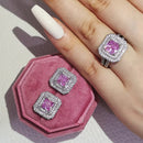 2023 Fashion Trendy Butterfly Silver Color Korean Stud Earring for Women Wedding Cute Gothic Drop Earing Party Gift Wholesale Z5