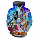 Saint Seiya Classic 3D Harajuku Printed Cartoon Anime Cool Fashion Avant-garde Men Women Soft And Comfortable Trendy Hoodie Top