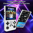 R36MAX Retro Handheld Game Console Open Source Linux System 4.0 Inch IPS Screen Portable Video Gaming Player 128G 22000+ Games