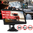 XGODY 9英寸货车汽车GPS导航仪，适用于卡车、重型货车，免费提供英国和欧盟地图更新