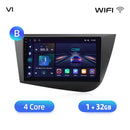 Junsun安卓无线CarPlay车载收音机，适用于西亚特Leon MK2 2005-2012，车载智能系统DSP SWC RDS GPS FM BT