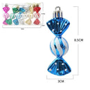 6pcs Christmas Lollipop Candy Cane Pendant Xmas Tree Hanging Ball Ornaments Christmas Decorations for Home 2025 New Year Gift
