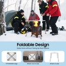 The Hearth Guardian | Stainless Steel Fire Pit Heat Deflector & Outdoor Fire Table