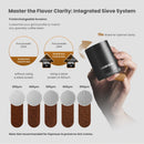 MHW-3BOMBER R3 Pro Upgrade Manual Coffee Grinder 0.015mm/Click Conical Burr for Espresso Pour Over Adjustable Barista Tool