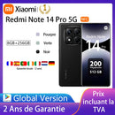 Xiaomi Redmi Note 14 Pro 5G，NFC，Smartphone，MediaTek Dimensity 7300-Ultra，6.67" 1.5K AMOLED display,120Hz，200MP Camera，5110mAh，Charger Not Included