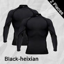Men Workout Long Sleeve T- shirt Spring Autumn Gym Running Sport Men's T-shirts Fitness Sportswear Outdoor Tops For Men Clothes