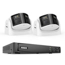ANNKE 8MP Security Camera Dual Lens 8CH NVR Ultra HD POE Ai Human Detection CCTV Video Surveillance Kit 180 Degrees Panoramic