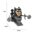 2024 Strengthen Skibidi New A Series of Toilet Man Drill Male Titan Man Female TV Personality Building Blocks Set Toys For Gift