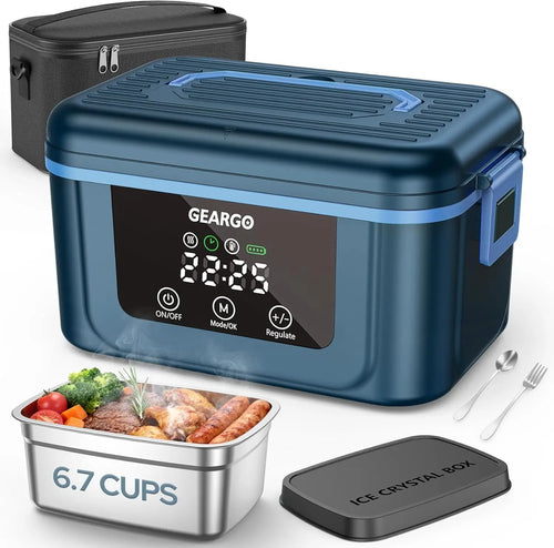 The Nomad Kitchen | 1.4L Cordless Rechargeable Heated Lunch Box