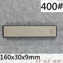 Widened diamond sharpening stone compatible with fixed-angle sharpener for kitchen knives and outdoor tools, portable sharpening