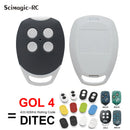 2 Types for DITEC GOL4 Rolling Code & DITEC Gol4C Fixed Code Clone 433.92mhz Garage Door Remote Control Transmitter