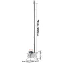 The Ember Forge | 80-Inch Stainless Steel Camping Wood Stove