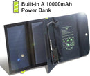 ALLPOWERS柔性可折叠太阳能电池板5V 18V高效率太阳能充电器21W太阳能手机充电器，适用于旅行iPhone
