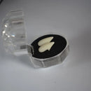 1 Pair Vampire Teeth Fangs Dentures Props Halloween Costume Props False Teeth Solid Glue Denture Adhesive Halloween Party Decor