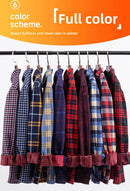 Men's Long-Sleeved Shirt Thickened Warm 7XL8XL Plus Size Autumn/Winter Casual No-Ironing Comfortable Double-Sided Fleece Top