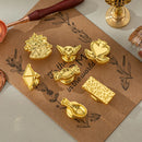 Irregular Lacquer Seal Head Retro Stamp Diy Scrapbooking Crafts Invitation Letter Decor Wax Seal Christmas Valentine's Day Theme