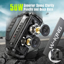 W-KING Bluetooth Speaker, 90W Peak 50W RMS IPX6 Waterproof Loud Speakers Bluetooth Wireless, Large Outdoor Portable Speaker