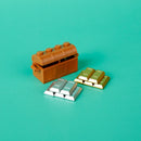 MOC ATM Machines Precious Gold Egg Ore Diamond Building Blocks Precious Safe Deposit Box Wooden Barrel Bank Card Bricks Toys