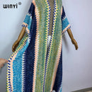 WINYI woman Winter Knitted cardigan coat Loose Christmas Fashion hipster party dress Thick Warm free size Female cloke overcoat