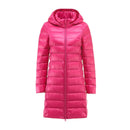 Plus Size 5xl Women's Long Puffer Jacket 2023 New Arrivals Autumn Winter Female Hat Detachable White Duck Down Coat
