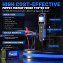 VDIAGTOOL V200 Car Electric Circuit Tester 6V-30V Automotive Power Probe Kit Electrical System Tester LCD Display Voltage Tester Electrical Diagnostic Tools ﻿