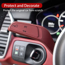 For Porsche Cayenne 2019-2024 LHD Interior Steering Wheel Headlight Switch Control Cover Wiper Switch Trims For Panamera 2021