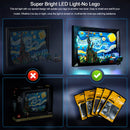 Building Blocks Light For 21333 Ideas The Starry Night Vincent Van Gogh(NOT Include the Model) LED Lighting Accessories  DIY Toy