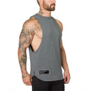 Brand Gym Clothing Fitness Men's Tank Tops Bodybuilding Stringer Summer Breathable Workout Singlets Cotton Sleeveless T Shirt