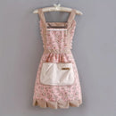 2pcs Canvas Apron for Women Home Kitchen Cooking Breathable Wear Apron Home Accessories