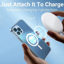 适用于iPhone 12 11 13 Pro Max Mini XS XR X 8 Plus 2 SE 2020超清磁性MagSafe手机壳，适用于iPhone 10 Macsafe保护套
