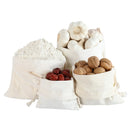 Grand Quality Cotton Small Drawstring Pouch Home Large Capacity Storage Bags Big Size Food Bread Portable Sacks