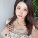时尚珠宝棕色风格秋季流行天然珍珠宝石项链女士礼物