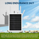 15W 4G太阳能路由器；4G太阳能路由器；50米WiFi覆盖范围；IP66防水；24/7长续航；总计24000毫安时电池
