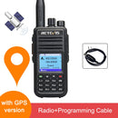 Retevis RT3S DMR数字对讲机业余无线电台对讲机专业业余双向无线电VHF UHF GPS APRS 5W