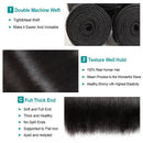 Tissage Straight Hair Bundles 18 20 22 Inch Natural Human Hair Brazilian Weave 10A Human Hair Extensions Delivery 3 Day France
