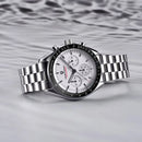 PAGANI DESIGN 2026 New Moon Watch Retro Quartz Watches For Men Stainless steel Luminous waterproof Luxury Sport Chronograph Man