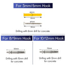 Stainless Steel 304 Fixed Pad Eye Plate Deck Door Buckle Staple Ring Wall Hook U-Shaped Ceiling Mount Hanger
