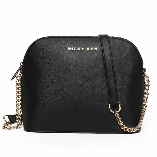 European and American Fashion New Women's Bag Cross Pattern PU Leather Women's One Shoulder Crossbody Bag Chain Shell Bag