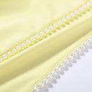 Sexy Pearl Patchwork Dress With Scarf Women Solid Sleeveless Tube Top Short Party Dresses Female 2026 Fashion Summer Robe Lady