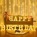 Luxury Alphabet Letter LED Lights Luminous Number Lamp  Battery Night Light for Home Wedding Birthday Christmas Party Decoration
