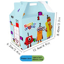 Disney number building blocks cartoon animation table decoration father's day graduacion party stickers decoration anniversaire