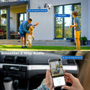 8MP 4K HD Outdoor Solar Camera Wireless Wifi Surveillance Camera Soalr Pannel Battery Camera Human Detection Night Vision ICSEE