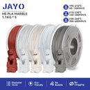 JAYO 3D Filament High Speed PLA Marble 5.5KG HSPLA MB 1.75mm Neatly Wound Good Toughness Colorful for FDM 3D Printing Materials