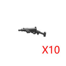 WWII Military Building Blocks Accessories Soldier Figures Weapons Box Rifle Submachine Gun AKM Shield Mini Brick Toy K003 Gift
